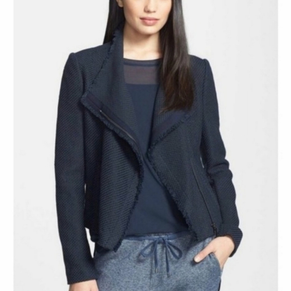 Vince Jackets & Blazers - Vince Frayed Edge Tweed Jacket